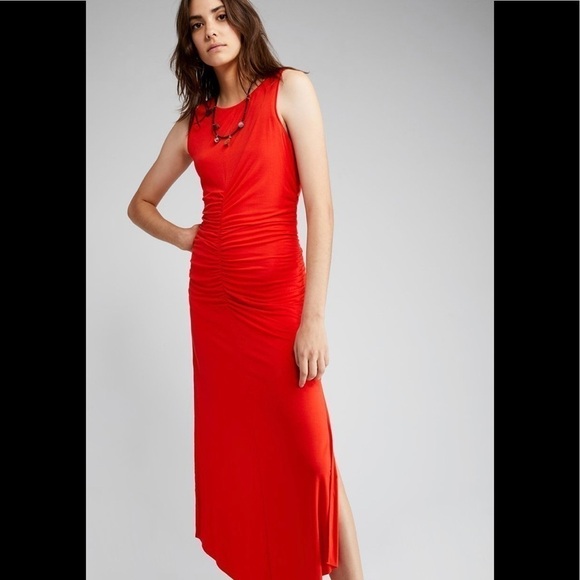 Sanctuary‎ Red Maxi Dress Size Medium $129 NWT - Picture 1 of 6